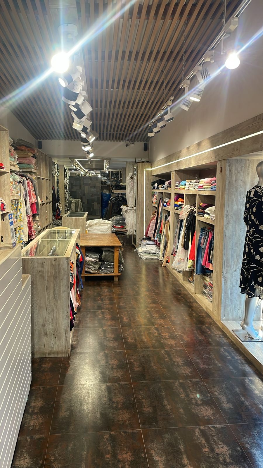 Adam's Fashion Corner store interior in Ooty